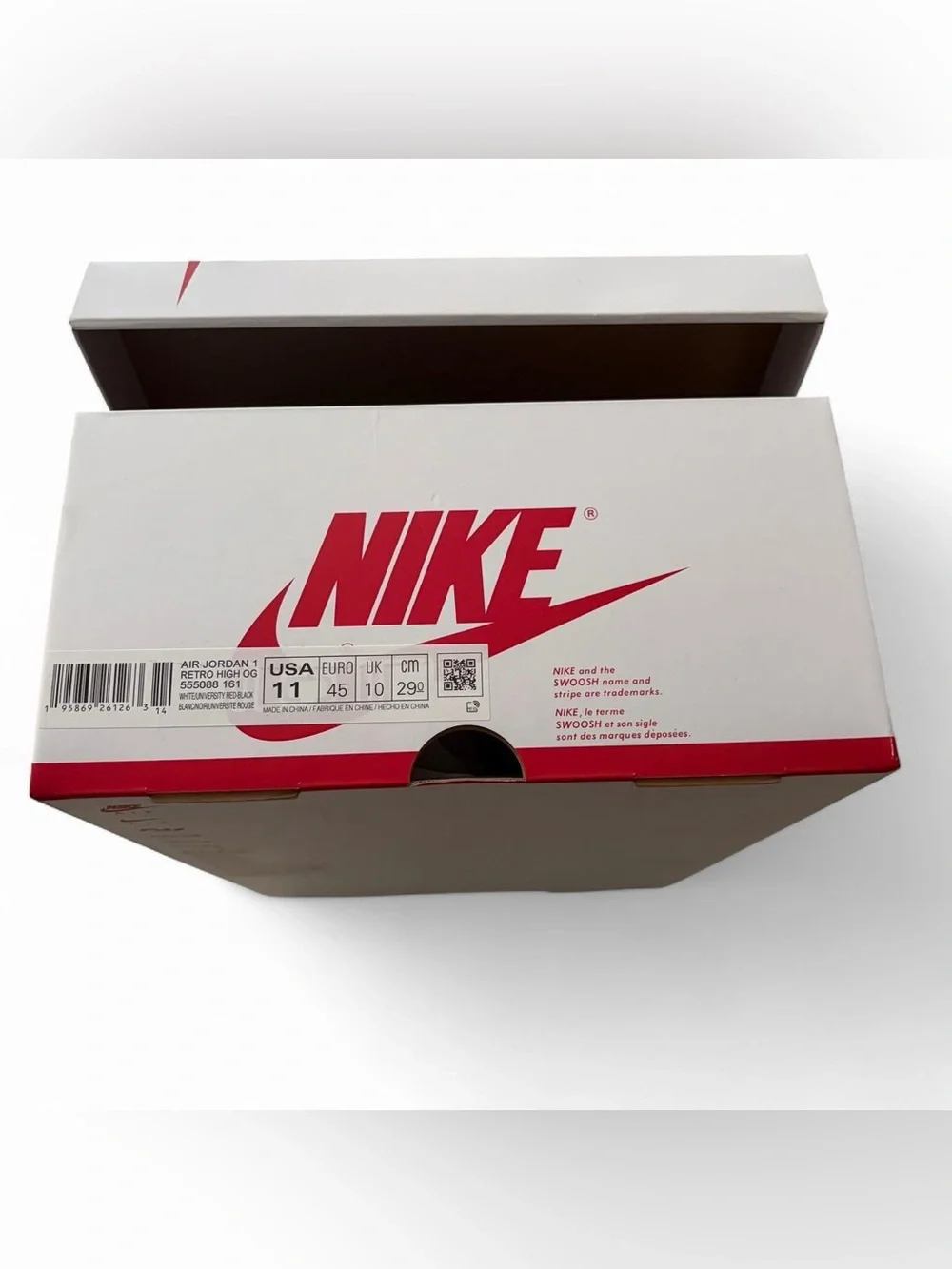 Air Jordan 1 RETRO HIGH OG HERITAGE red white black men’s 11